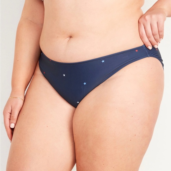 Old Navy 3-piece bikini separates RED WHITE AND BLUE good used condition - Picture 7 of 11